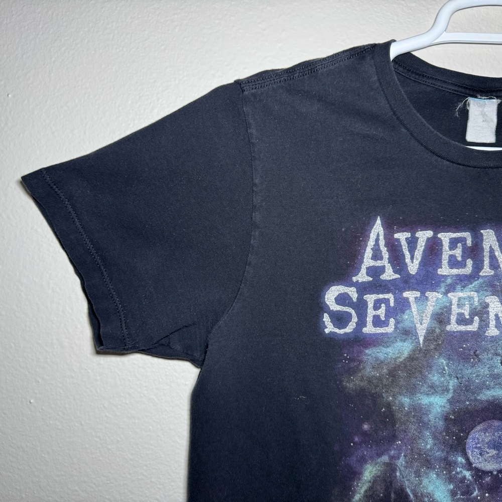 Avenged Sevenfold Space Skull T-Shirt Size Medium Black - Picture 5 of 8